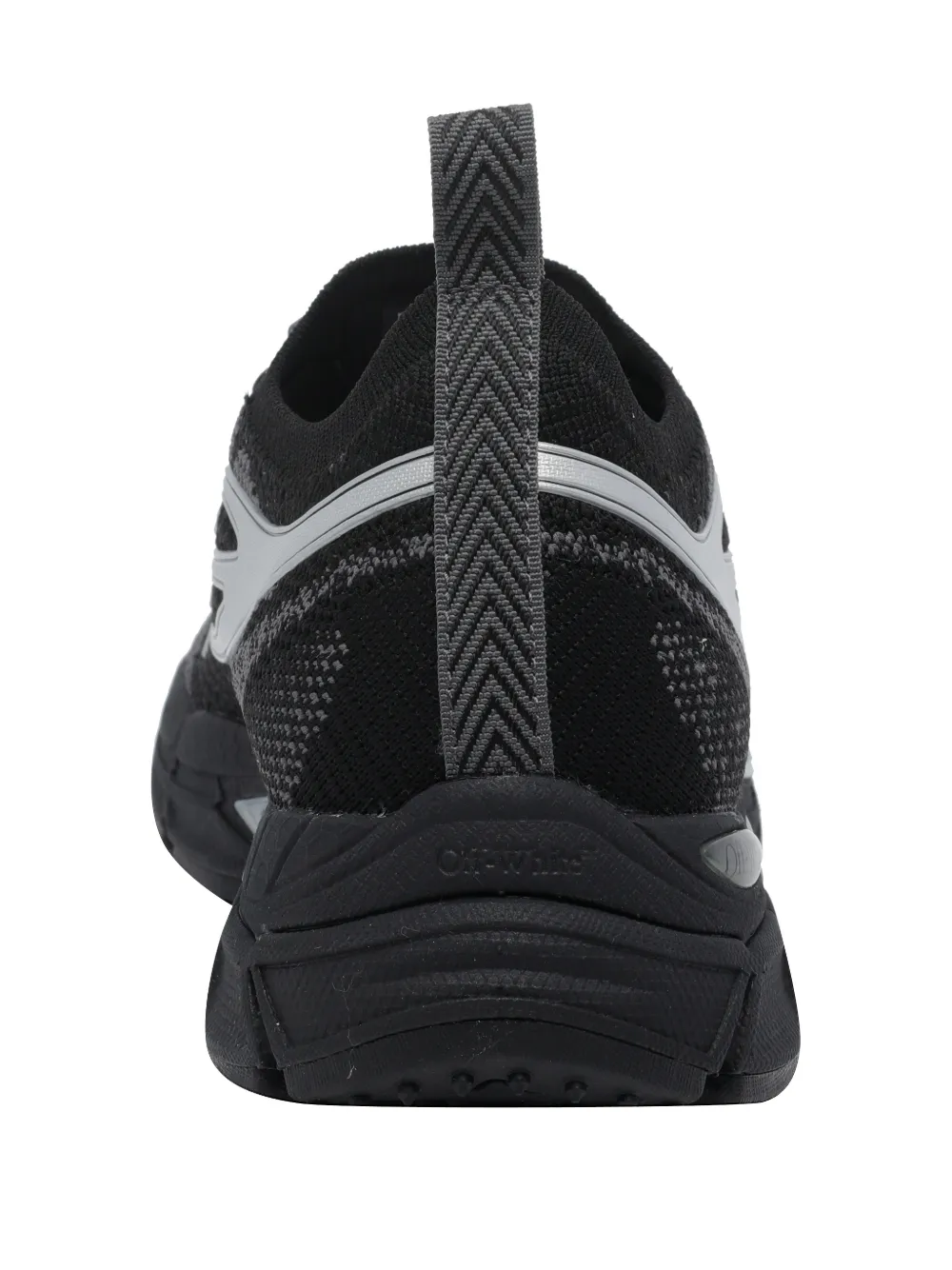 Off-White Be Right Back logo round-toe sneakers Zwart