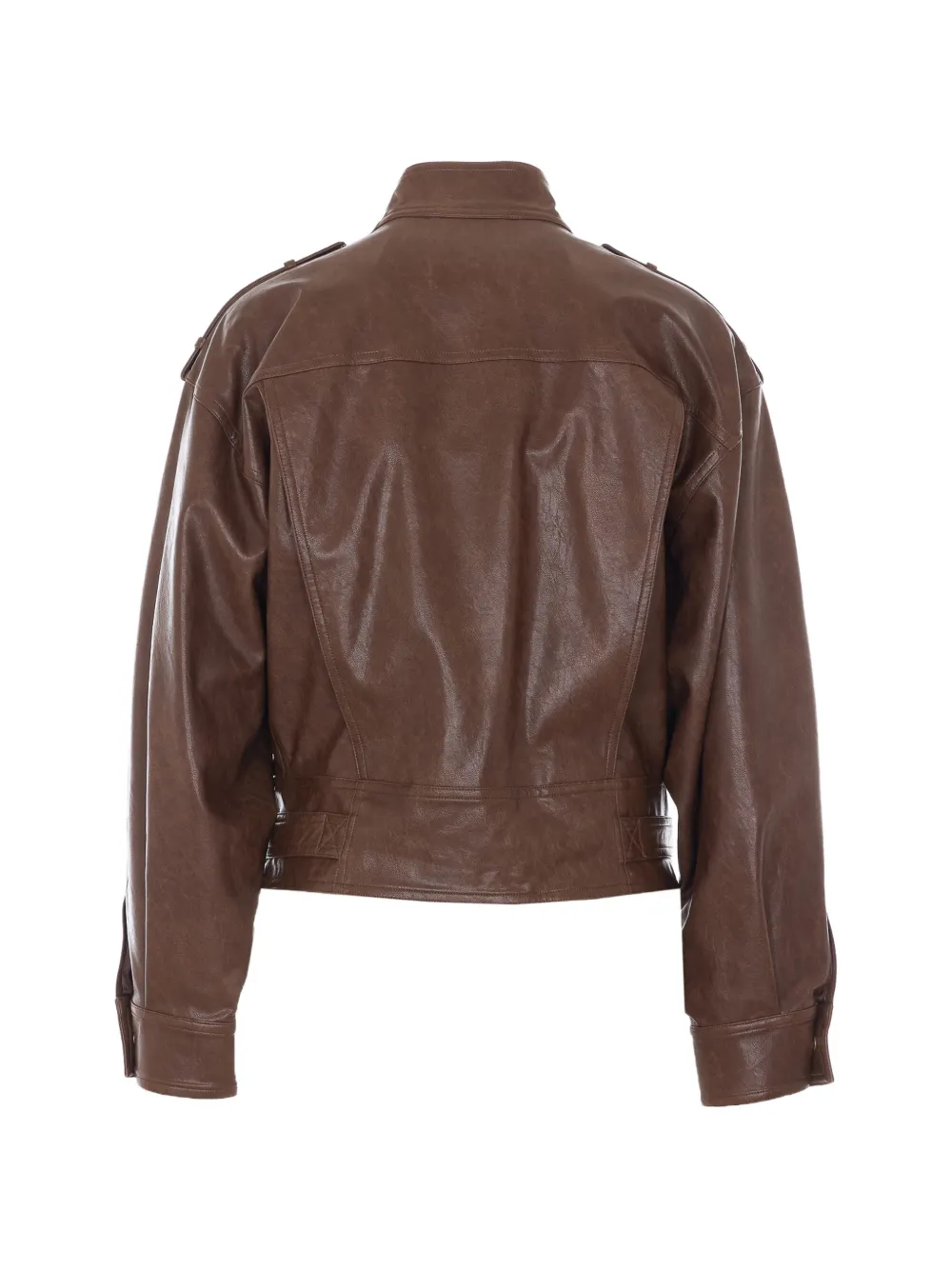  Urbancode Chaqueta Con Cinturón - Marrón 