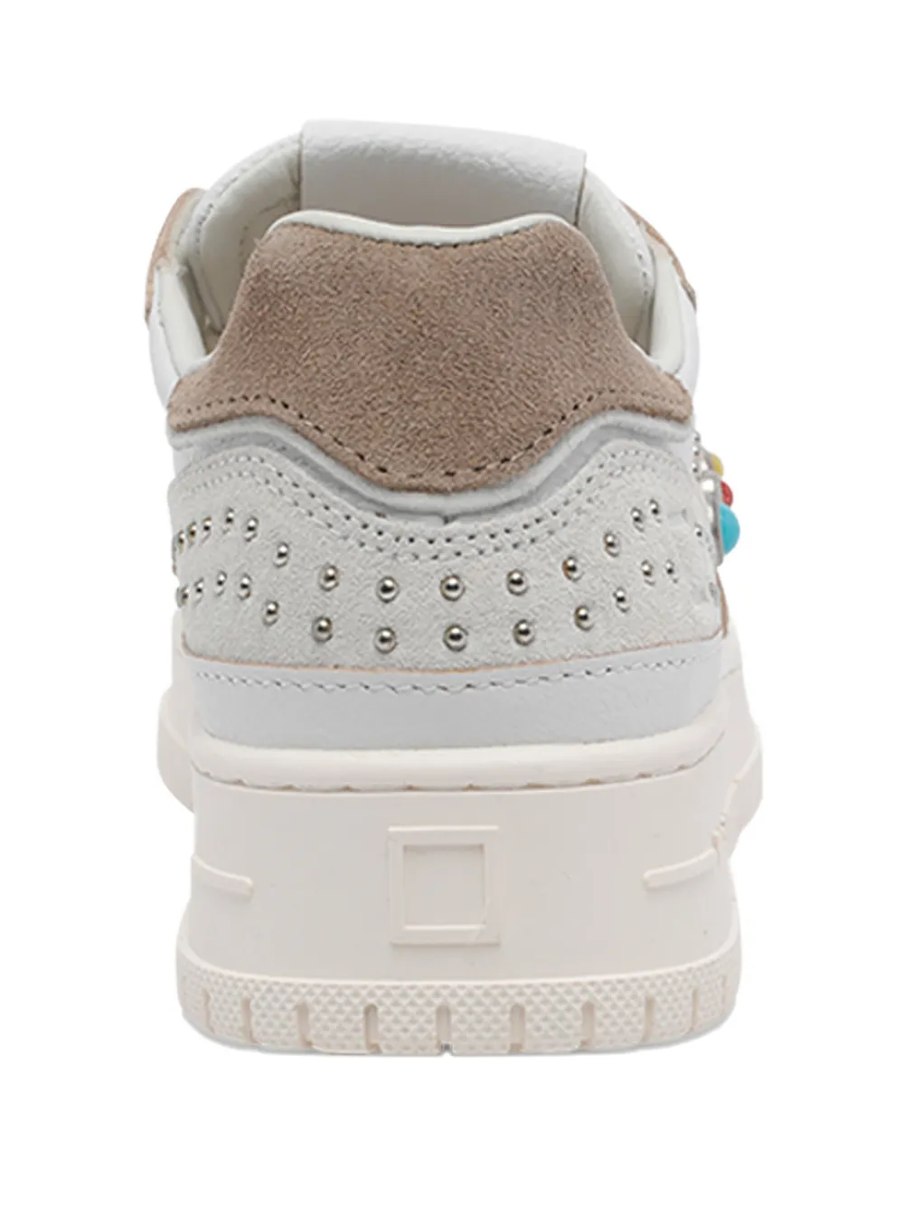 D.A.T.E. Torneo sneakers met studs Wit