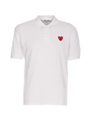 Comme Des Garçons Play ハートロゴ ポロシャツ 通販 - FARFETCH