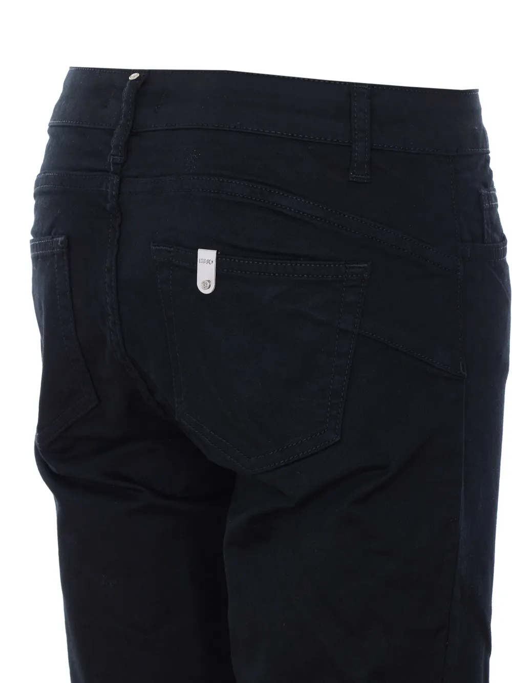 LIU JO Jeans met geborduurde bloemen Blauw