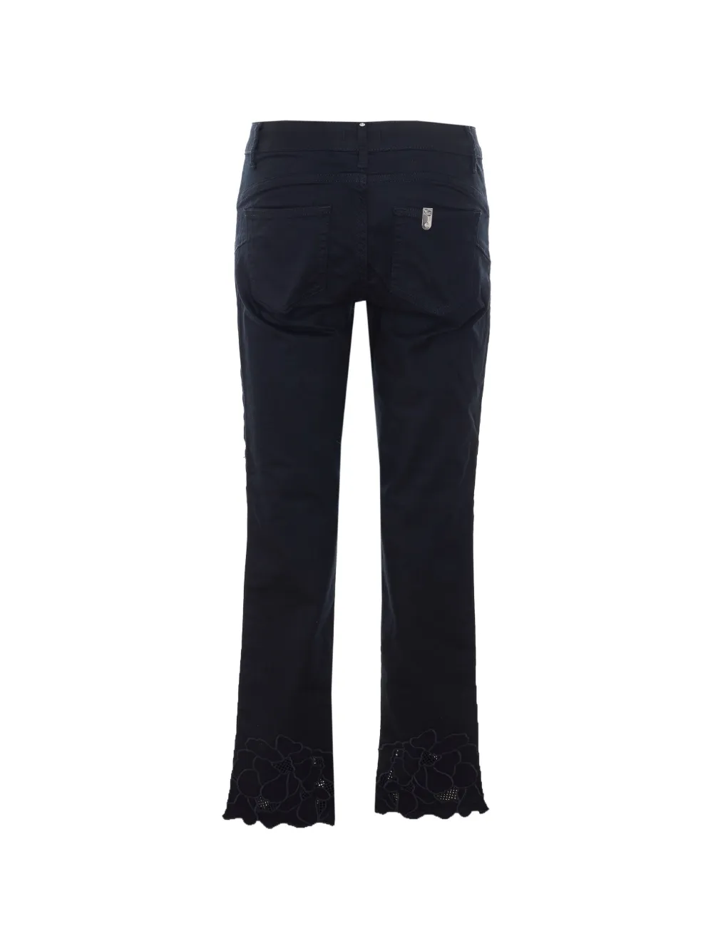 LIU JO Jeans met geborduurde bloemen Blauw