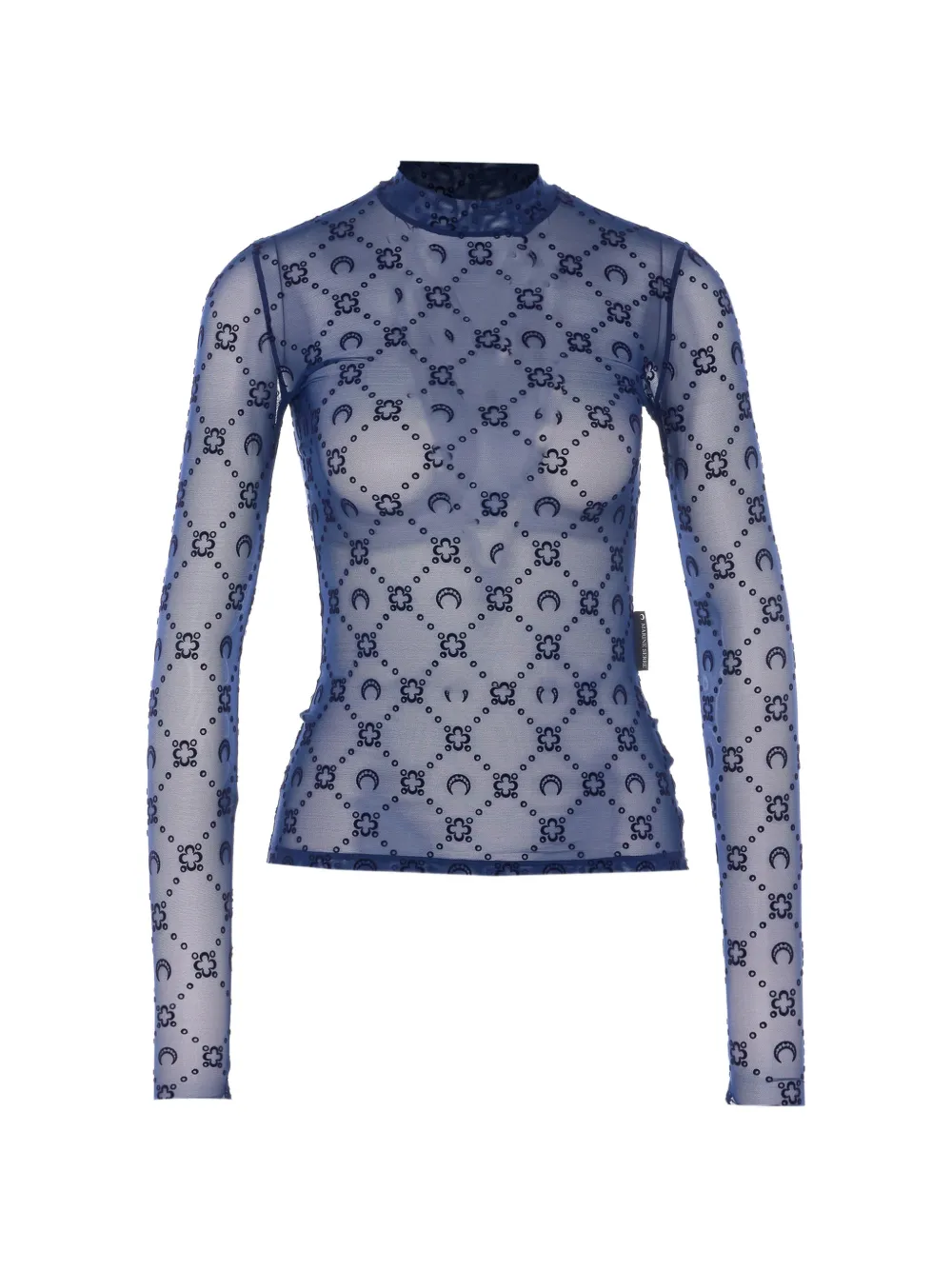 Marine Serre moonogram logo top - Blu