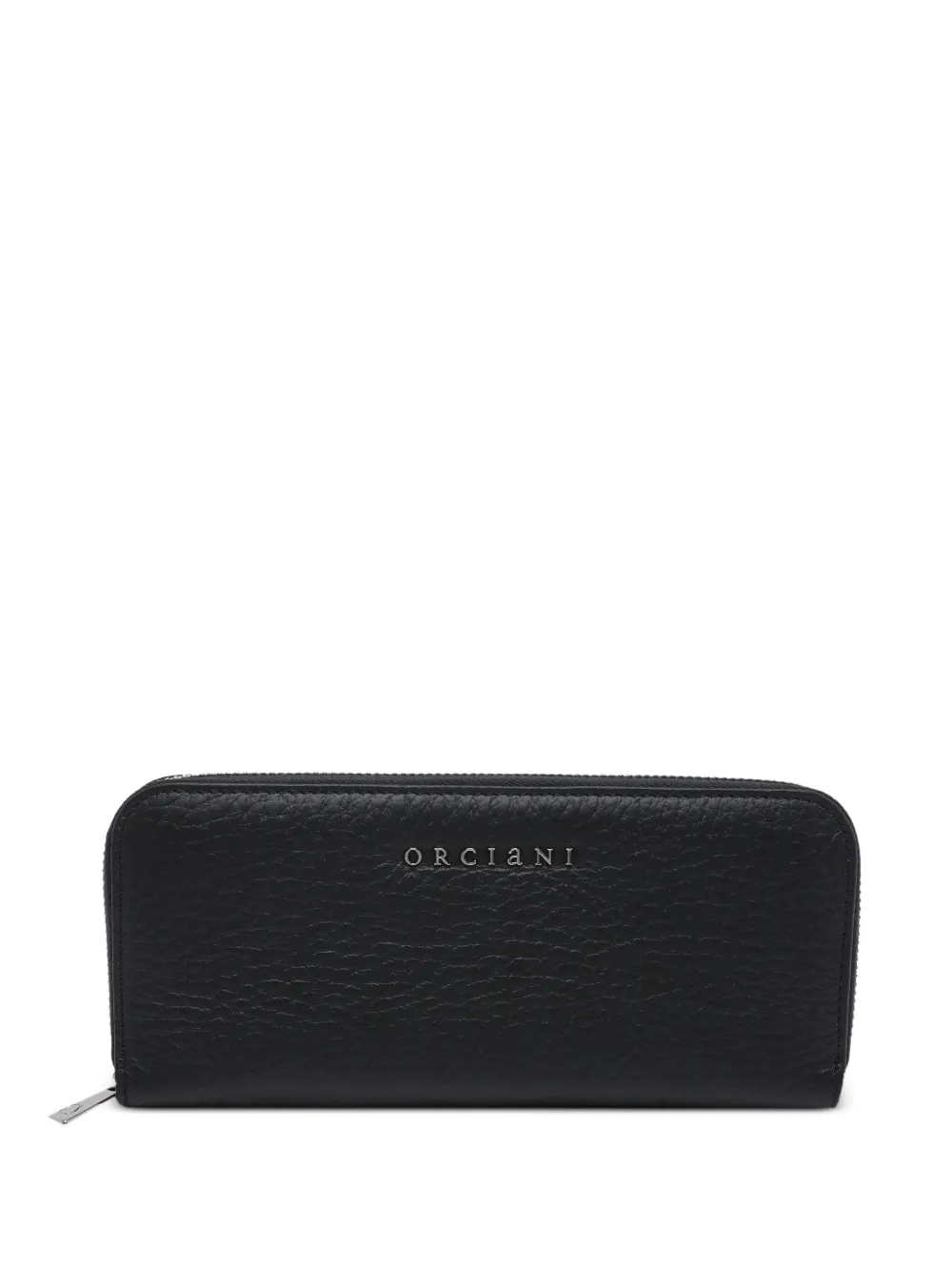Orciani zip compartments wallet - Nero
