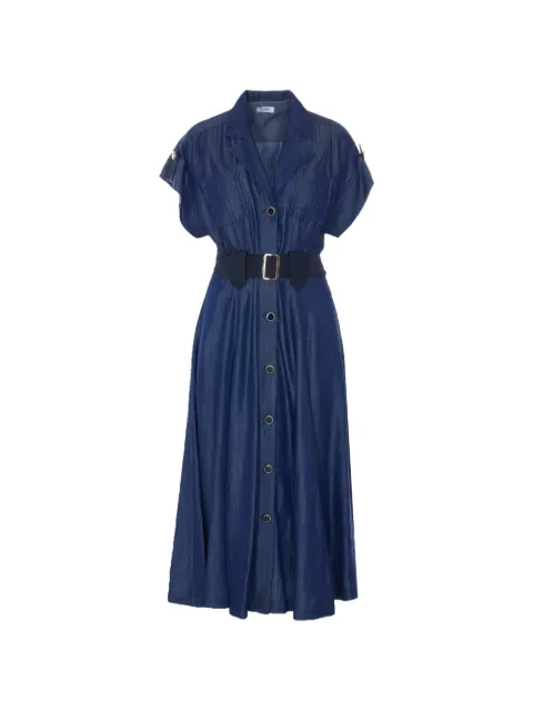 LIU JO V-neck shirt midi dress