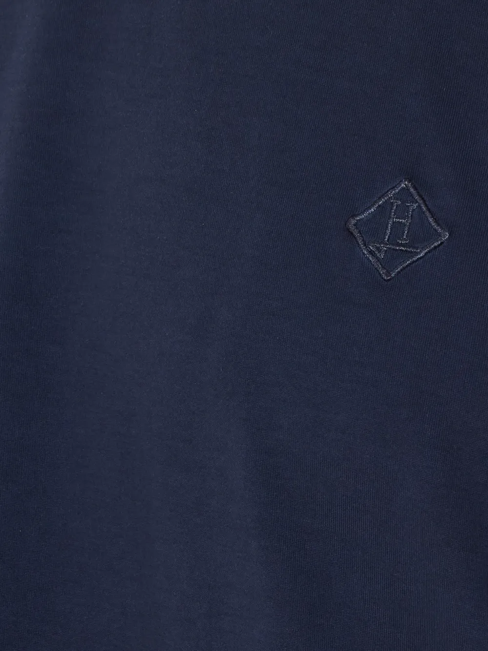 Herno T-shirt met geborduurd logo Blauw