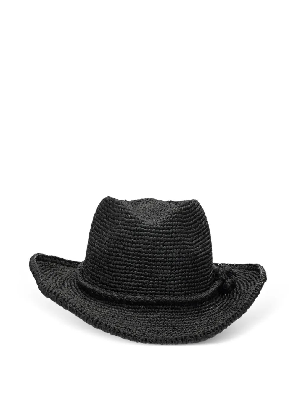 IBELIV Rodeo raffia hat - Nero