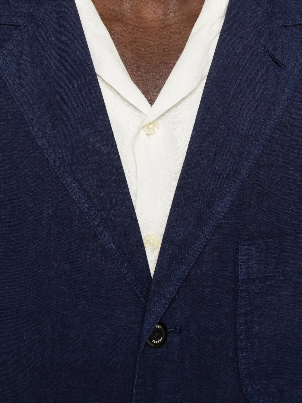 ASPESI Samuraki blazer met enkele rij knopen Blauw