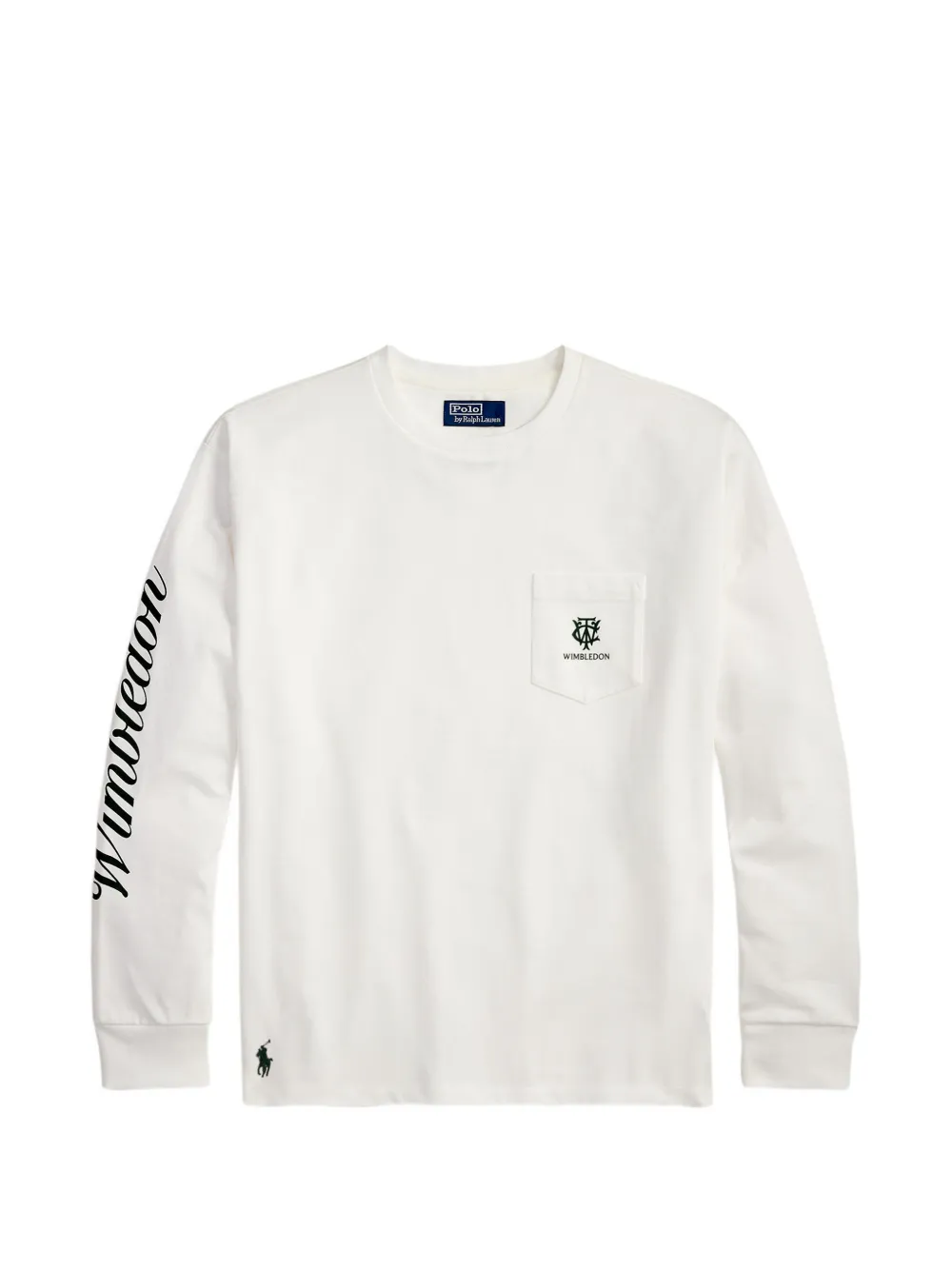 Polo Ralph Lauren Wimbledon Sweatshirt mit Tasche - Weiß
