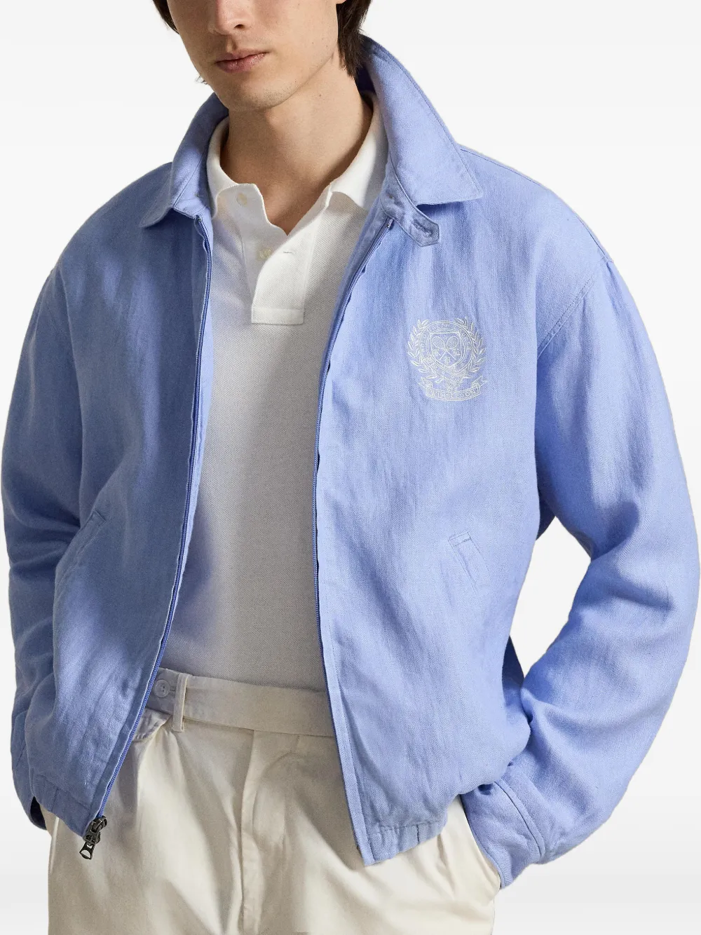 Polo Ralph Lauren Wimbledon Bayport jack met borduurwerk Blauw