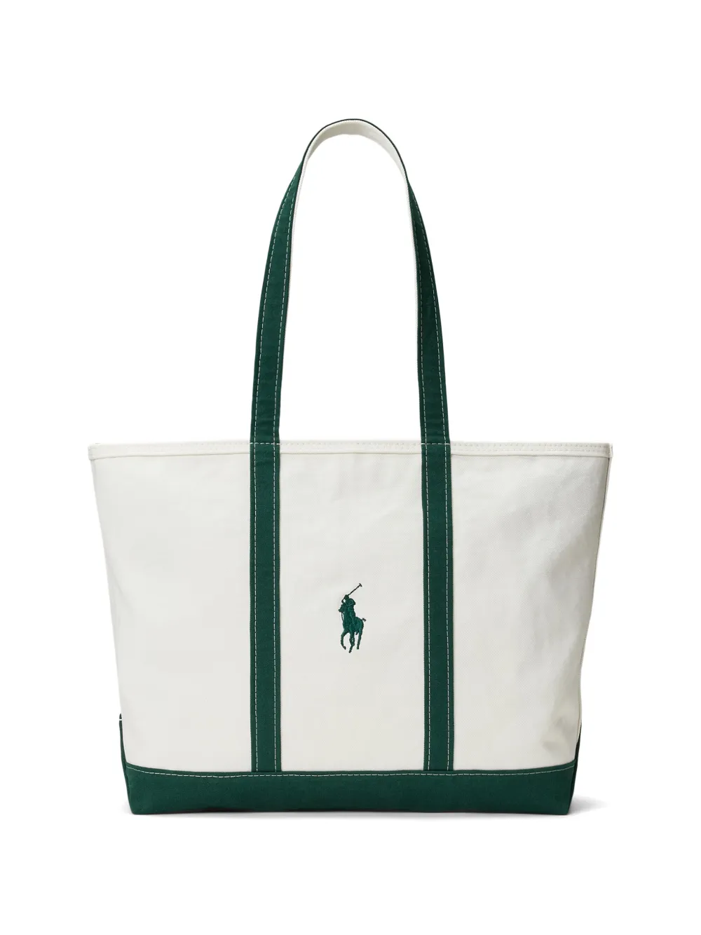 Polo Ralph Lauren Wimbledon schoudertas met borduurwerk Wit