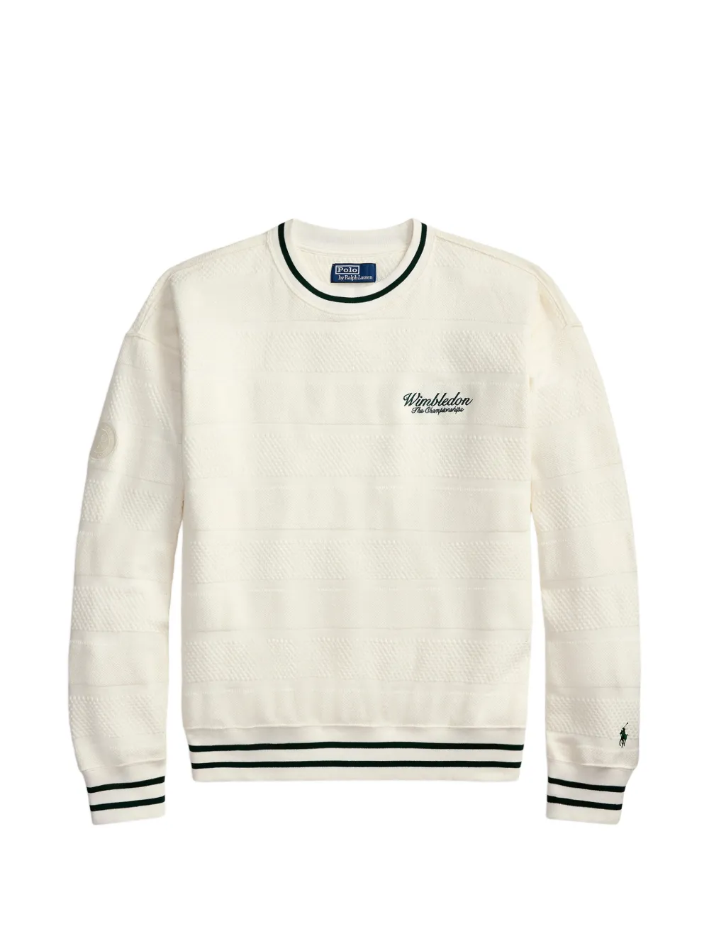 Polo Ralph Lauren Wimbledon Sweatshirt mit Stickerei - Nude