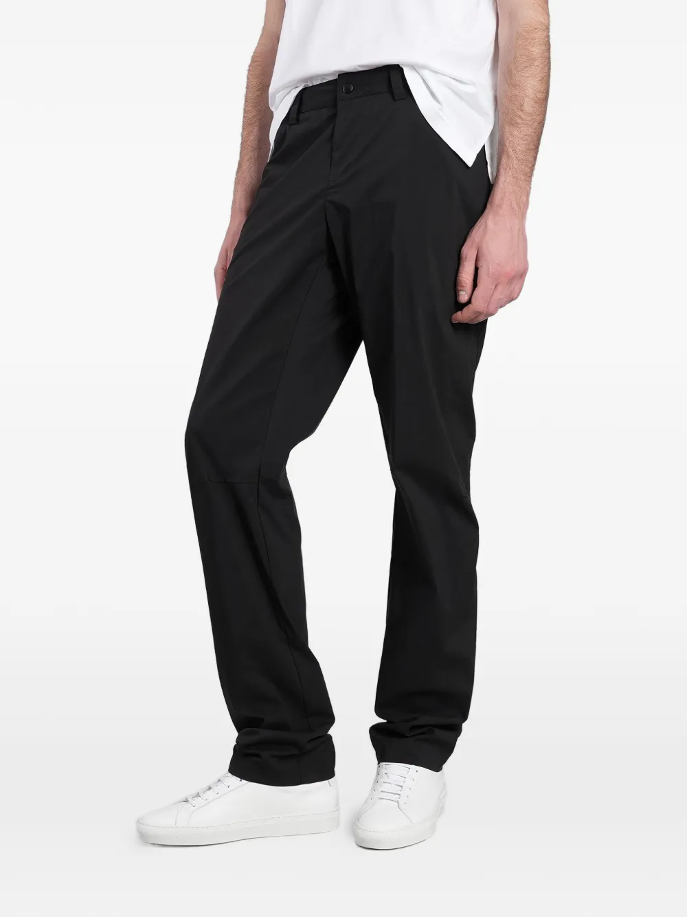 ASPESI Straight broek Zwart
