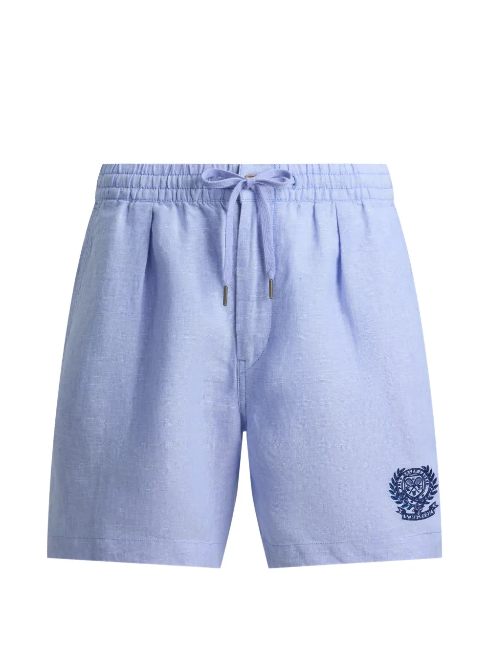 Polo Ralph Lauren Shorts aus Leinen mit Kordelzug - Blau