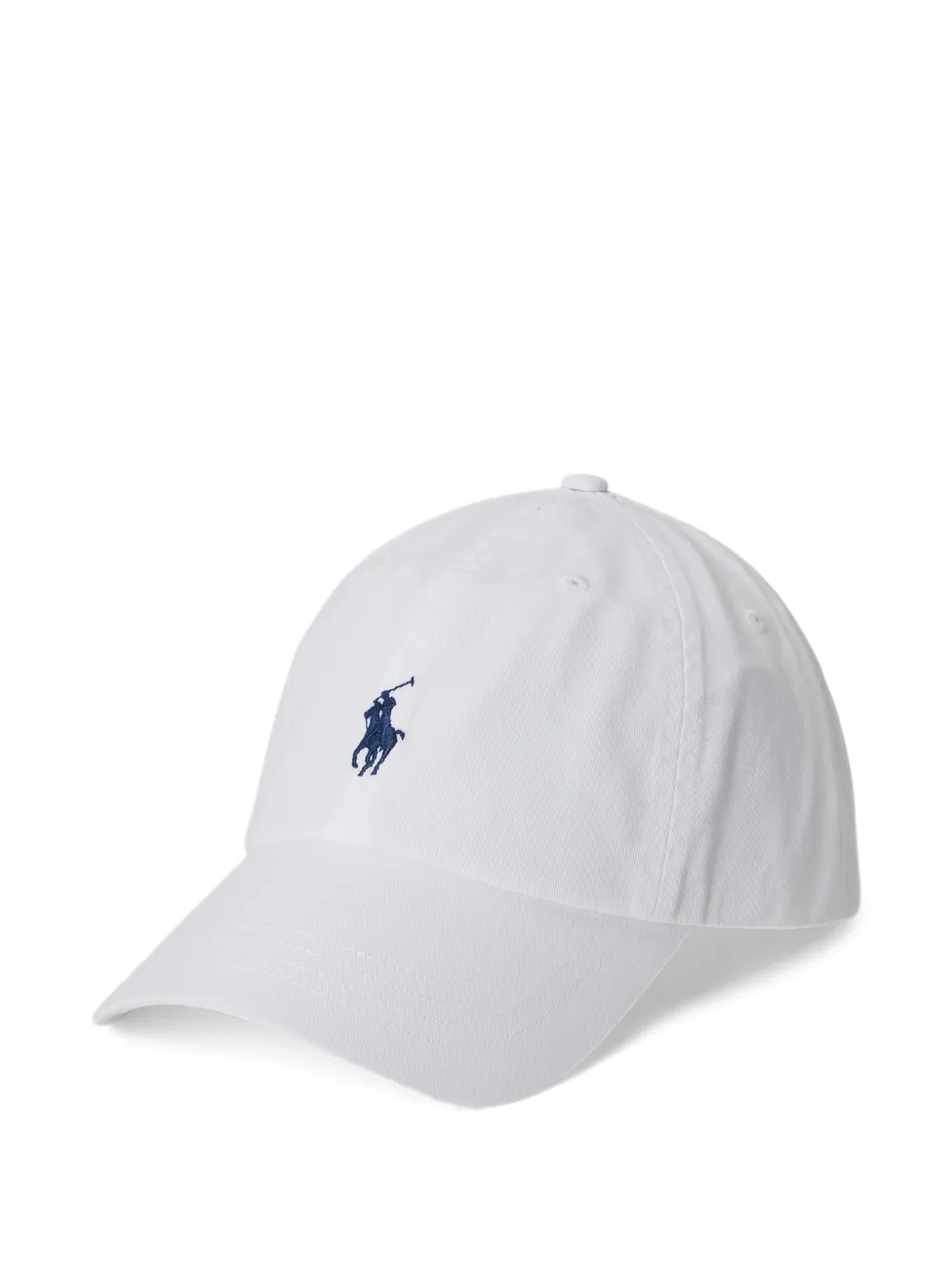 Polo Ralph Lauren Cappello da baseball in twill con ricamo - Bianco