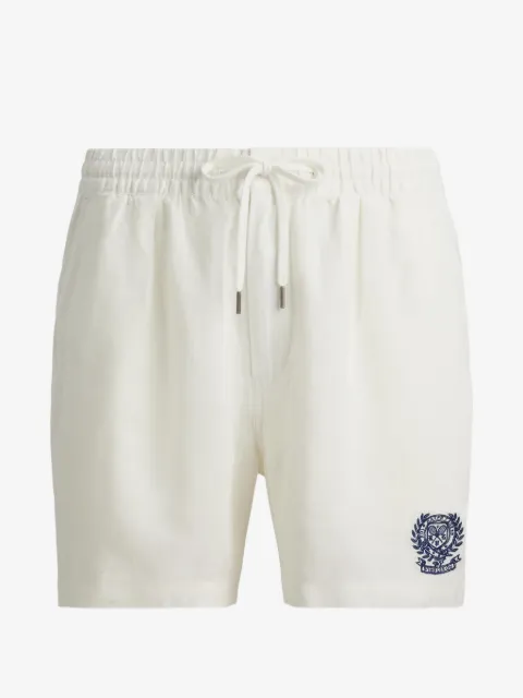 Polo Ralph Lauren shorts bordados con cordones en la pretina en colaboración con Wimbledon