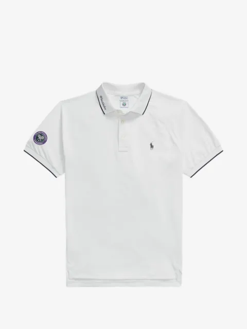 Polo Ralph Lauren x Wimbledon striped tipping raglan sleeve polo shirt
