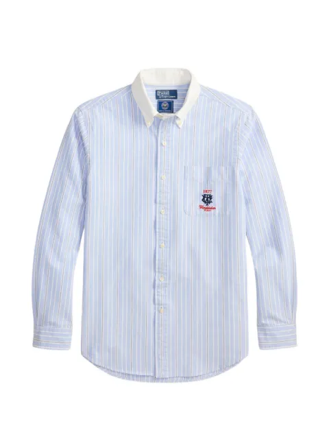 Polo Ralph Lauren x Wimbledon striped embroidered oxford shirt