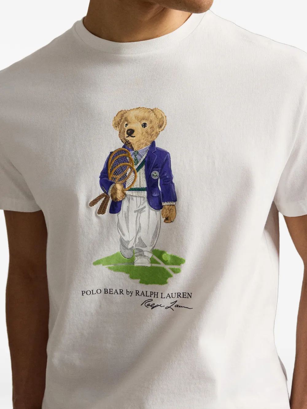 Polo Ralph Lauren ポロベア ウィンブルドン Tシャツ | ホワイト