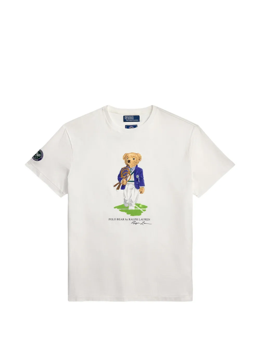 Polo Ralph Lauren x Wimbledon T-shirt con stampa 2026 - Bianco