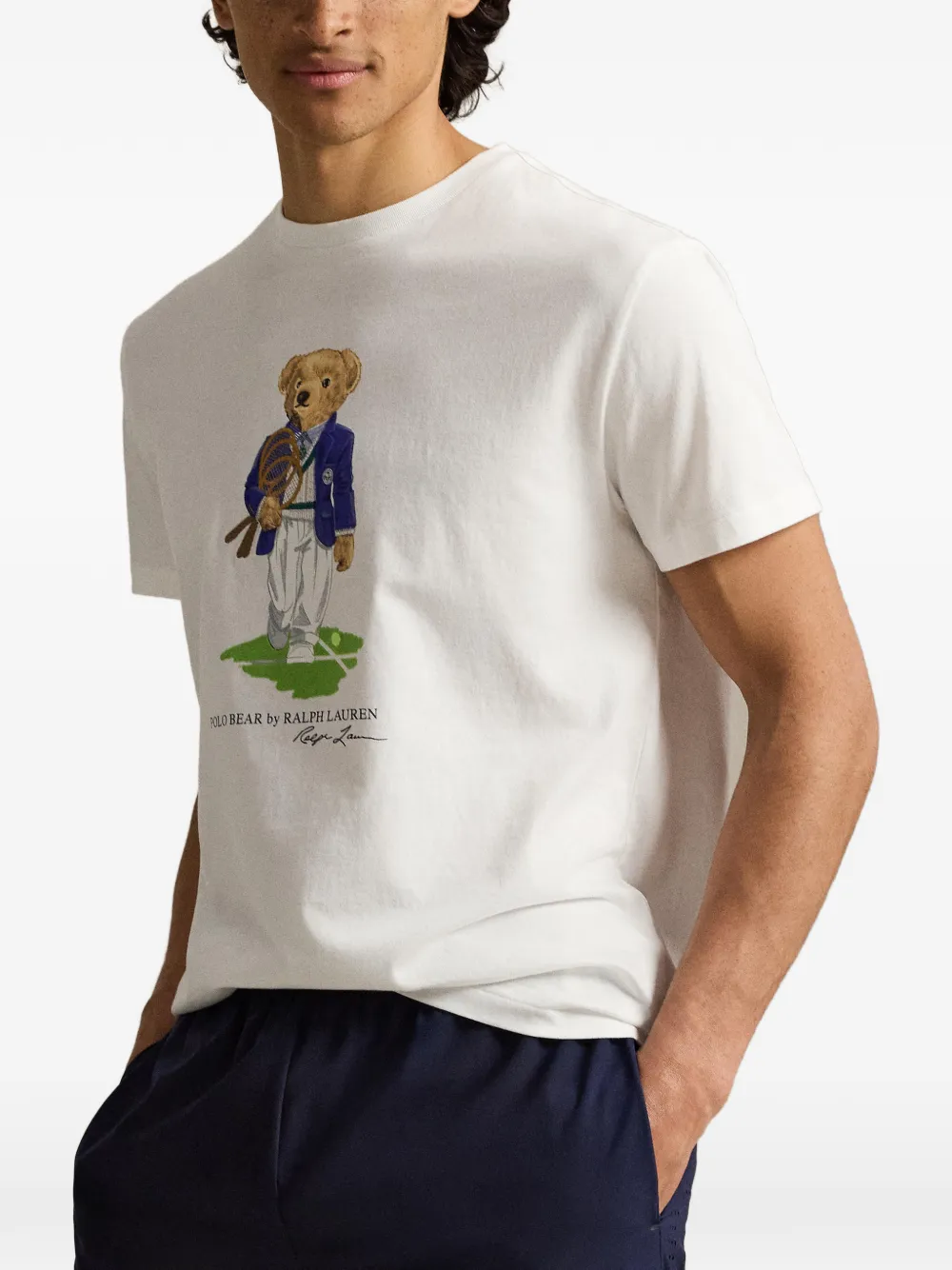 Polo Ralph Lauren ポロベア ウィンブルドン Tシャツ | ホワイト