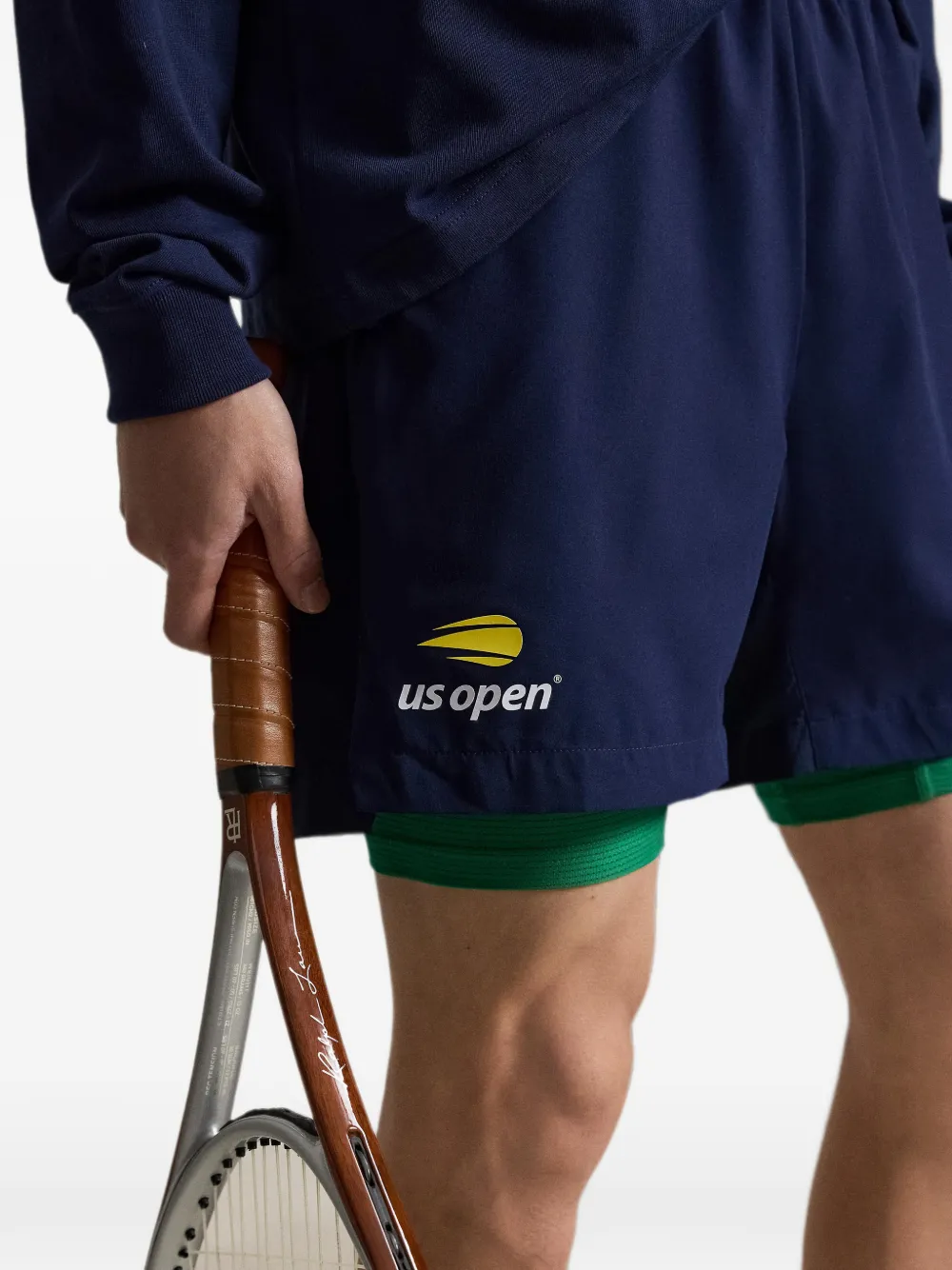 Polo Ralph Lauren US Open shorts met ronde hals Blauw