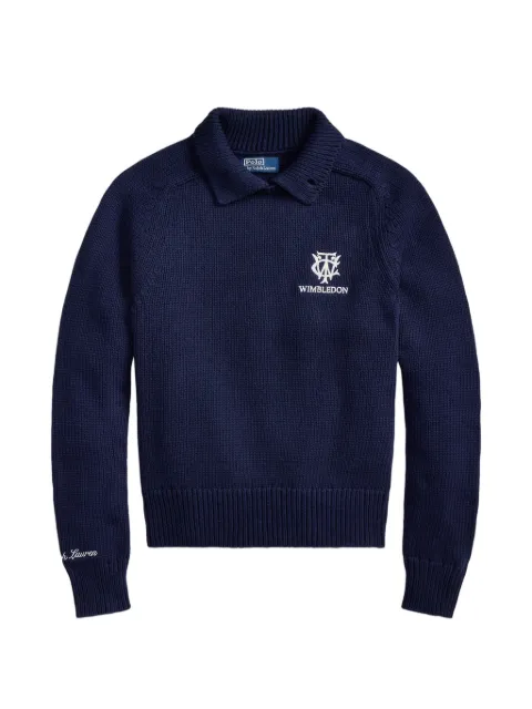 Polo Ralph Lauren pull polo en coton brodé