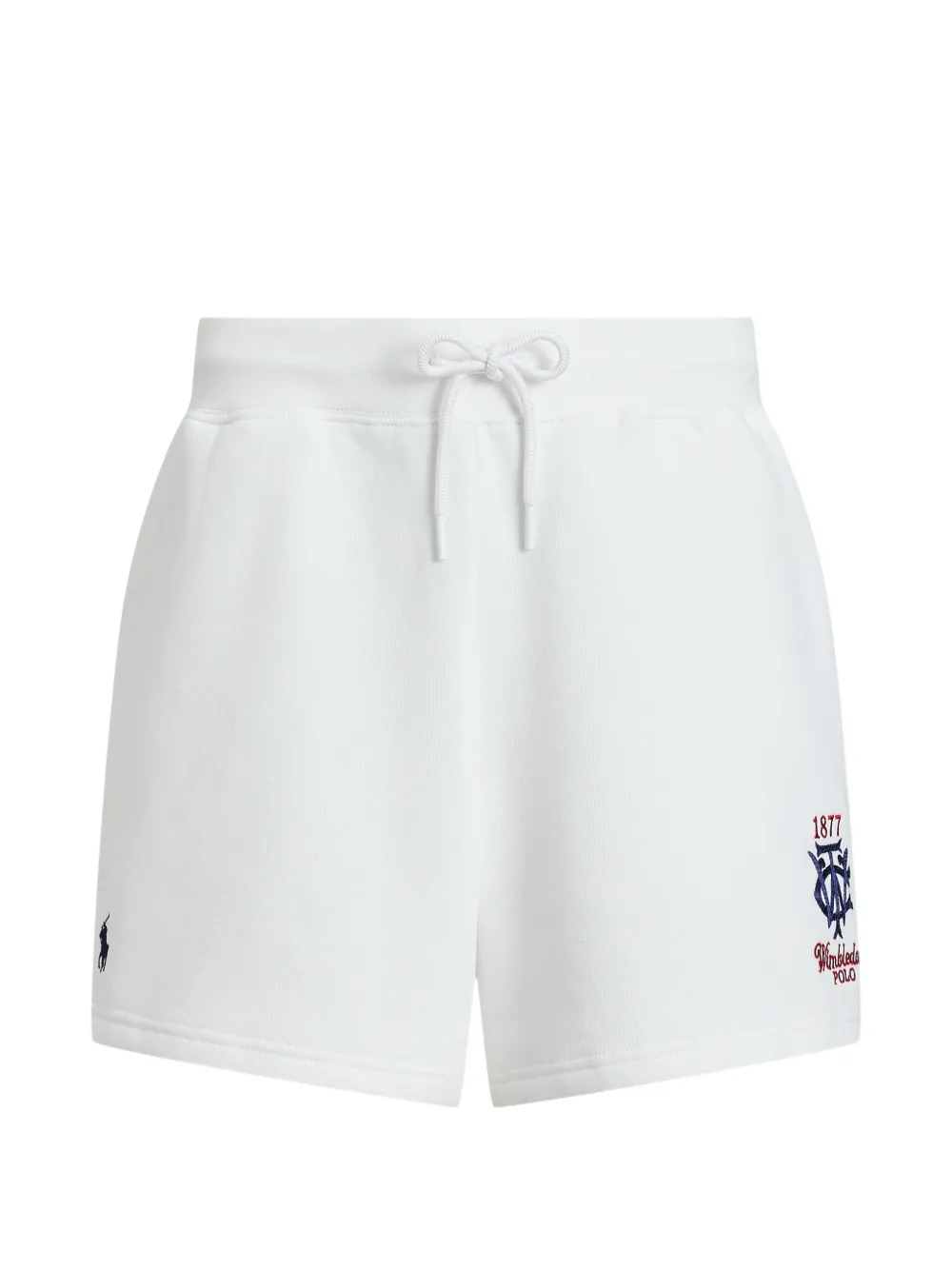 Polo Ralph Lauren Shorts Wimbledon con ricamo - Bianco