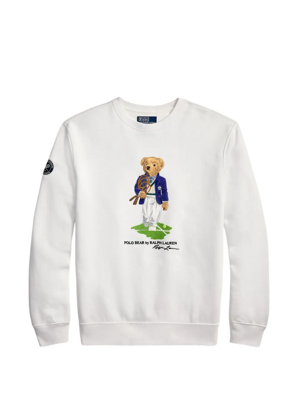 Polo Ralph Lauren Sweatshirt mit Teddy-Grafik - Weiß