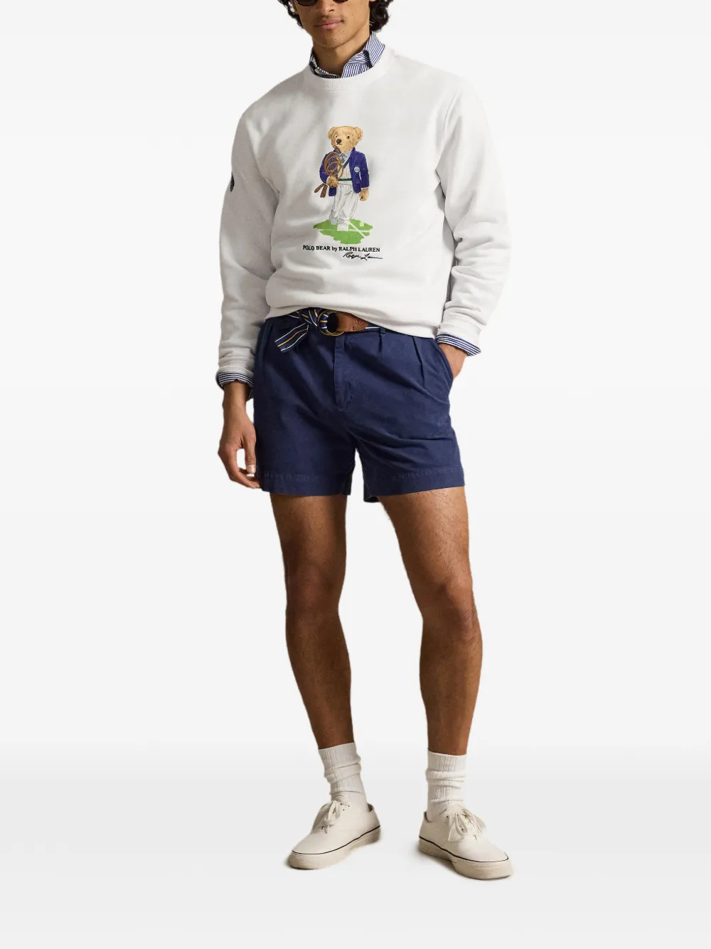 Polo Ralph Lauren Sweater met print Wit