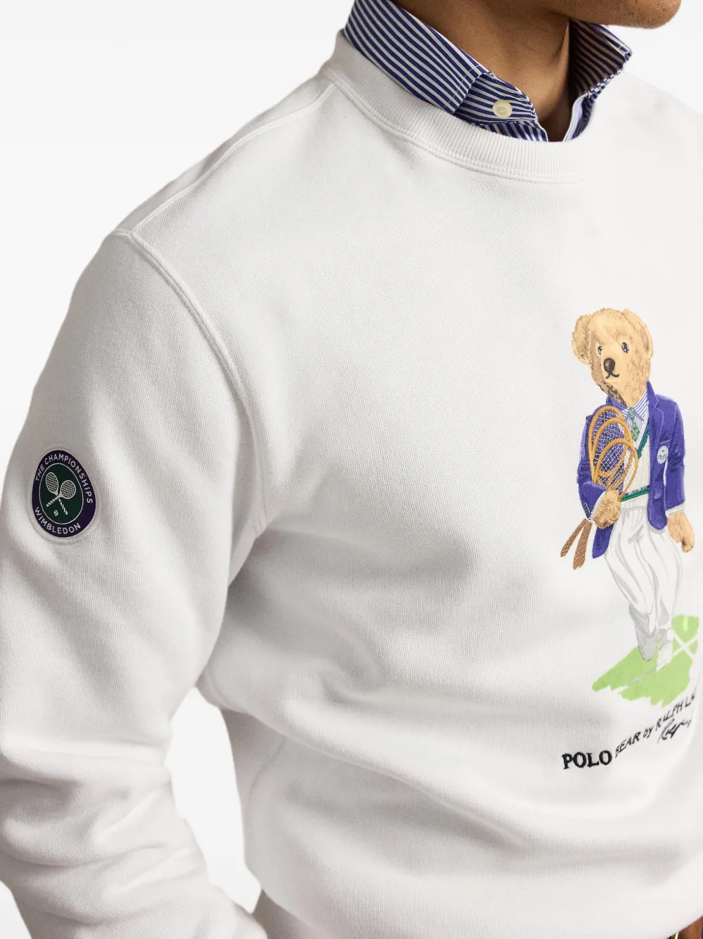 Polo Ralph Lauren Sweater met print Wit