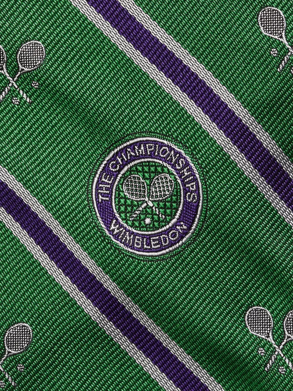 Polo Ralph Lauren Stropdas met patroon Groen