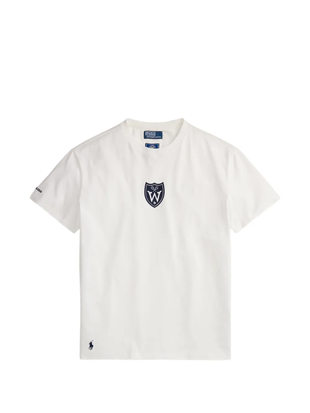 Polo Ralph Lauren T-Shirt mit grafischer Stickerei - Weiß