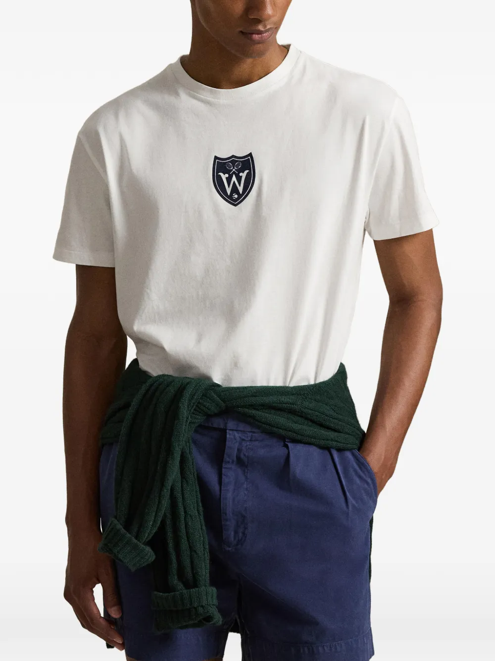 Polo Ralph Lauren T-shirt met grafisch borduurwerk Wit