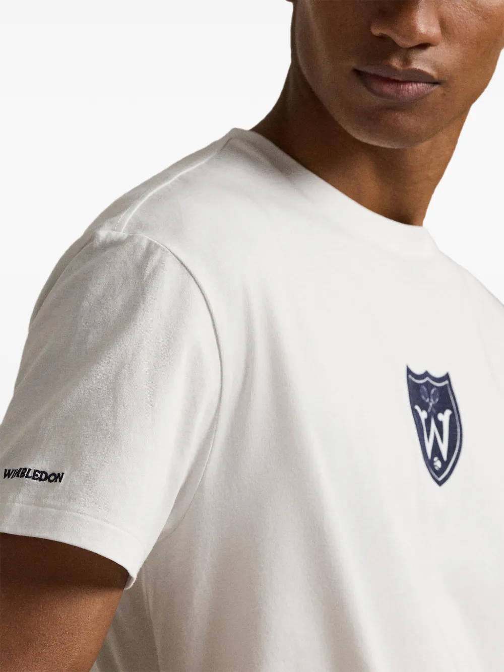 Polo Ralph Lauren T-shirt met grafisch borduurwerk Wit