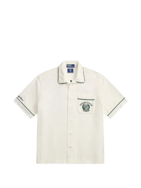 Polo Ralph Lauren crest trim camp shirt
