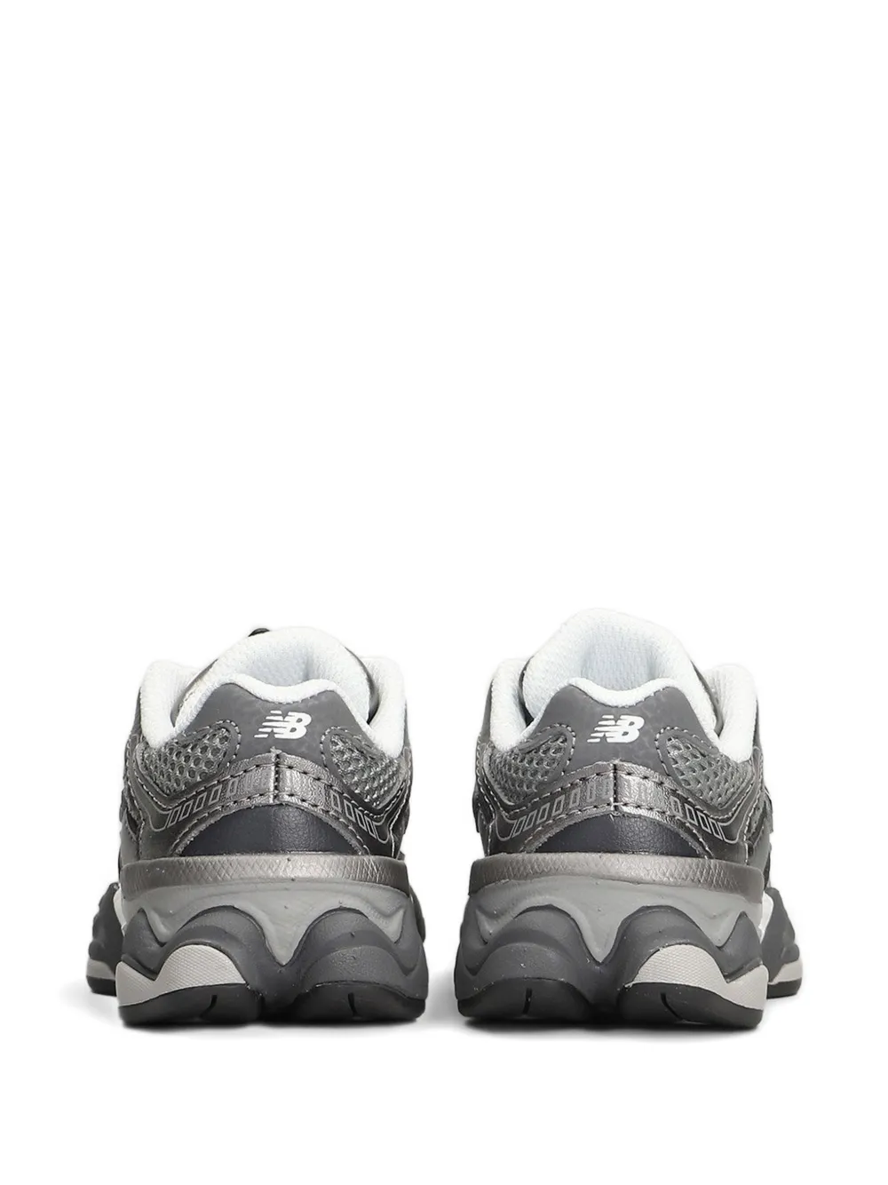 New Balance Kids 9060 Bungee lace-up sneakers Grijs