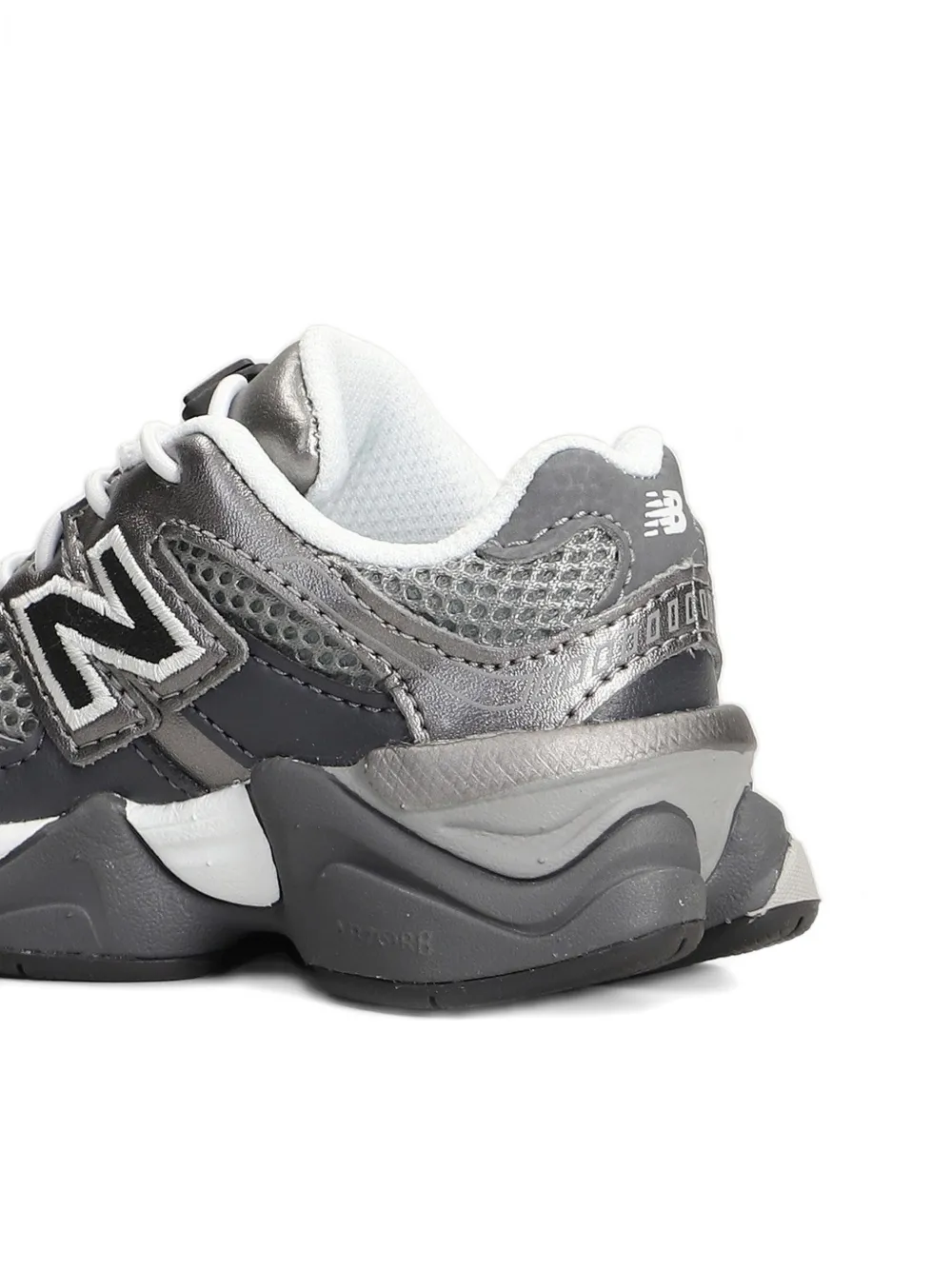 New Balance Kids 9060 Bungee lace-up sneakers Grijs