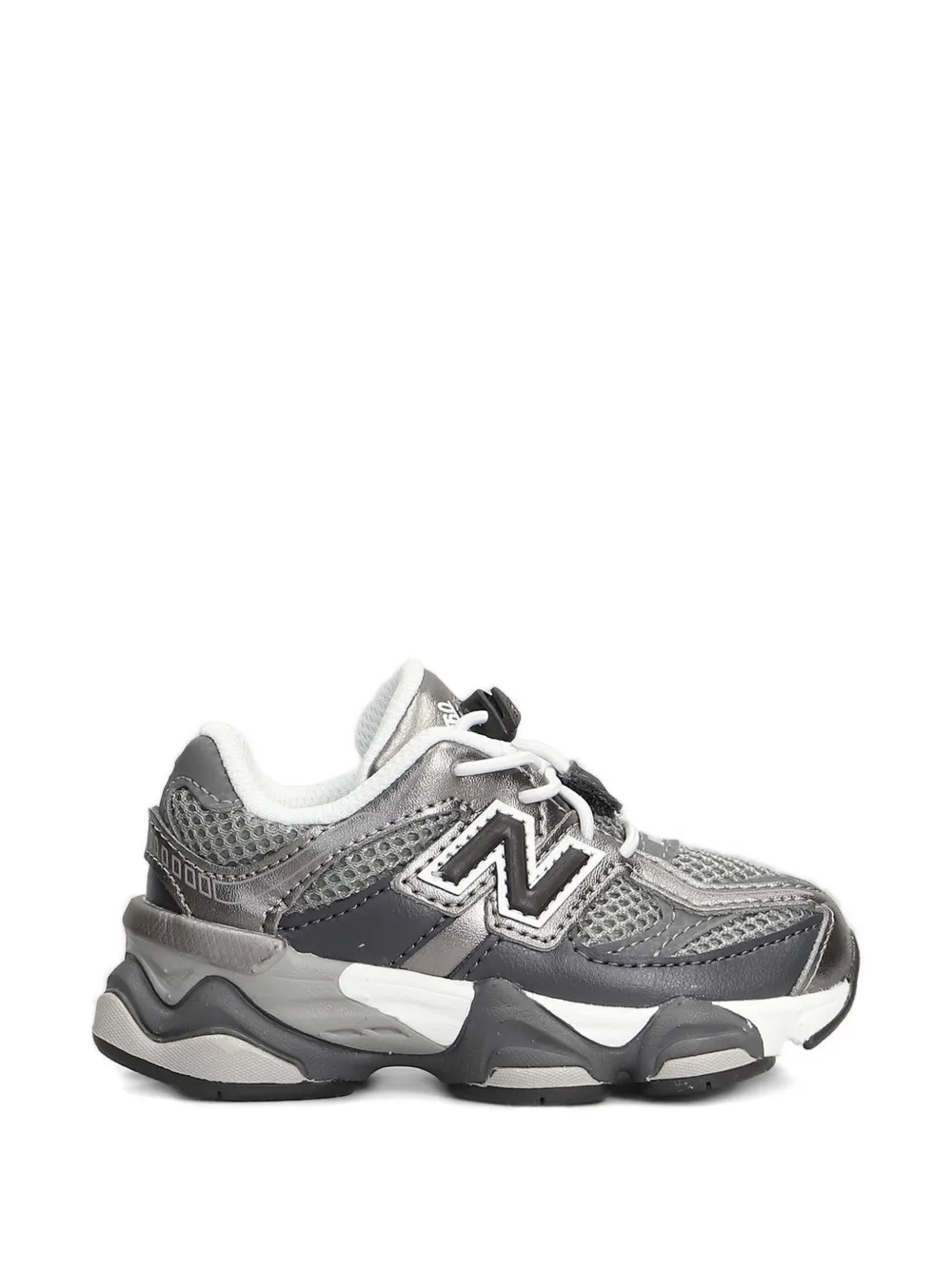 New Balance Kids 9060 Bungee lace-up sneakers - Grigio