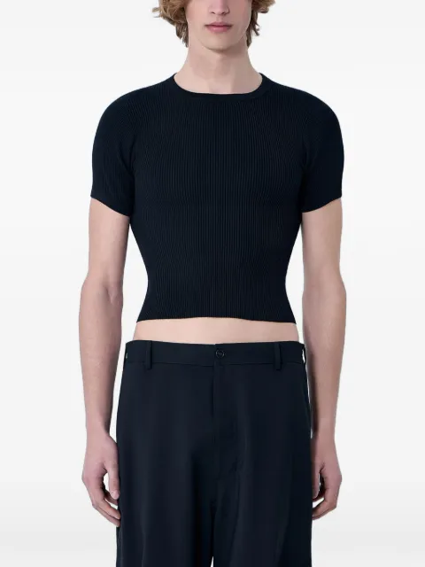 Rier Camiseta cropped canelada