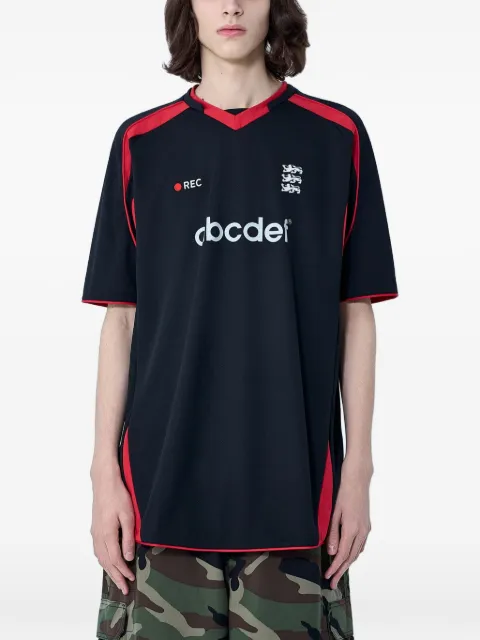 VETEMENTS alphabet football T-shirt