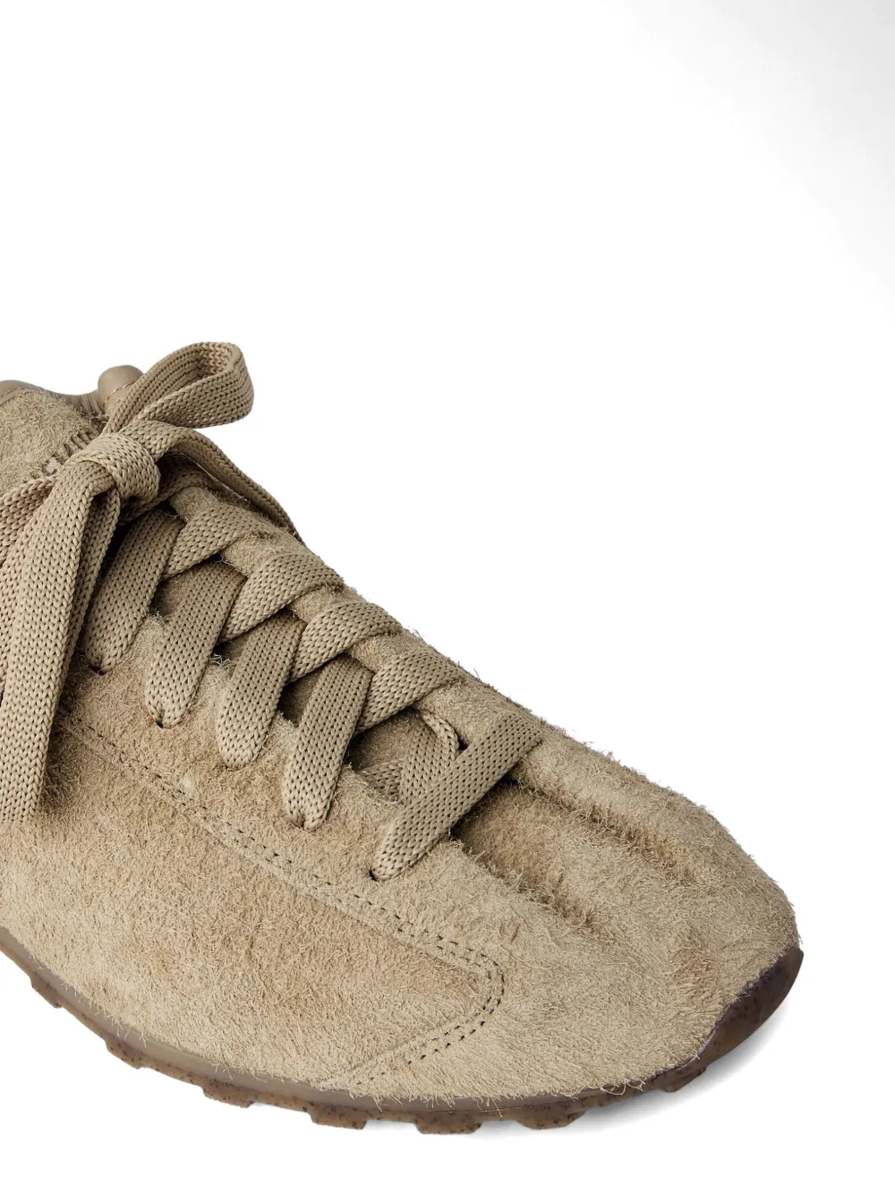 Jacquemus Suède low-top sneakers Beige