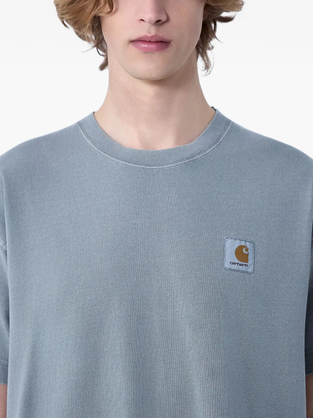 Carhartt WIP T-shirt met logopatch Grijs