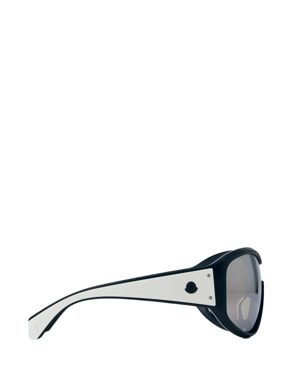 Moncler Eyewear Panorama zonnebril met oversized montuur Zwart