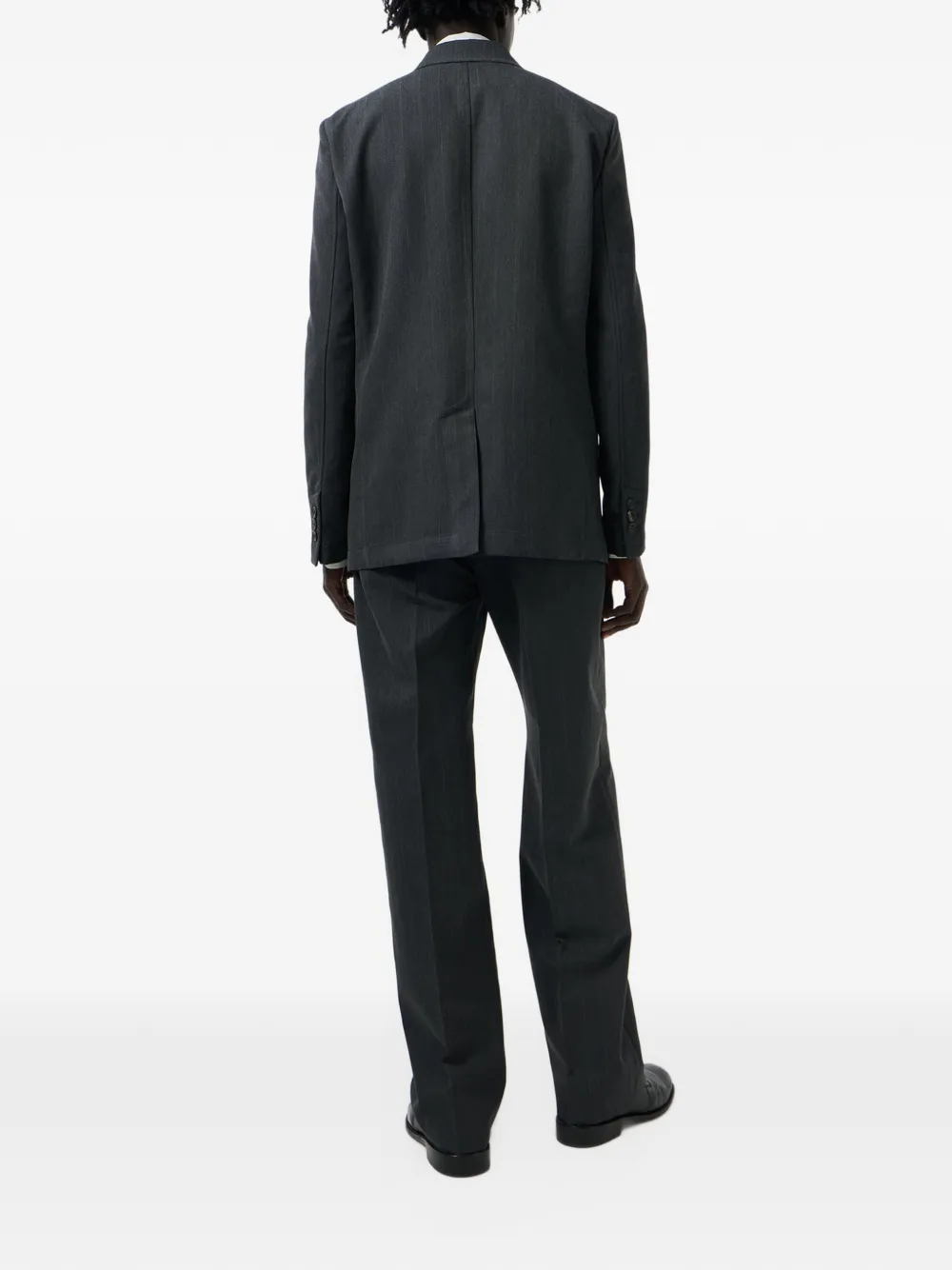OUR LEGACY Blazer met enkele rij knopen Grijs