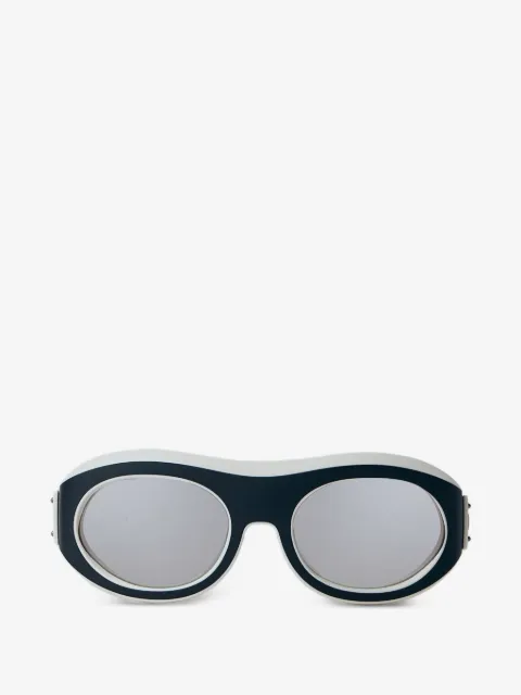 Moncler lunettes de soleil à monture ovale