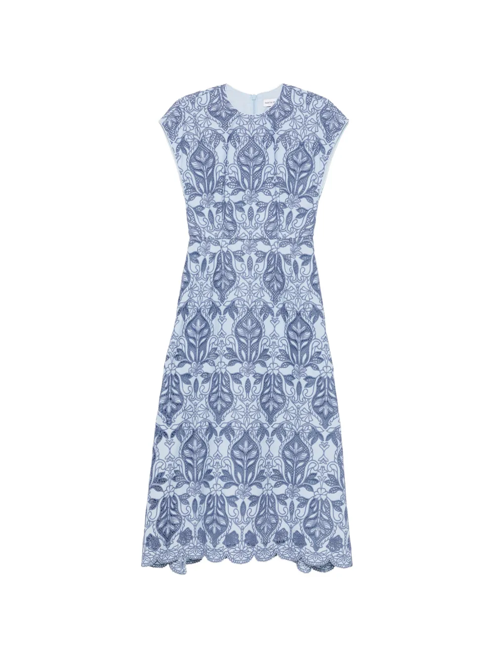 Rebecca Vallance Blooming Lanterns embroidered maxi dress - Blau