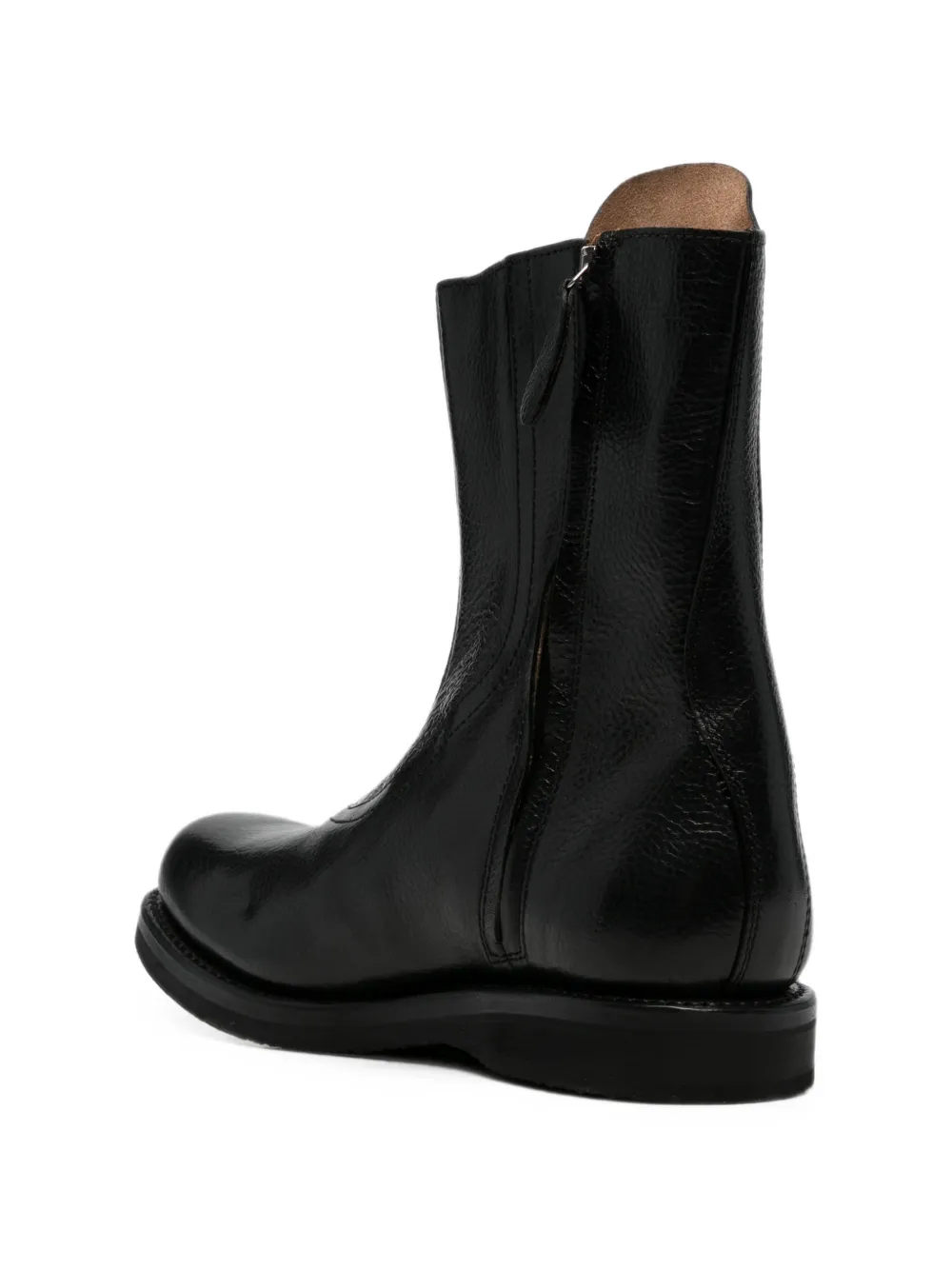 OUR LEGACY Moto leather boots Zwart