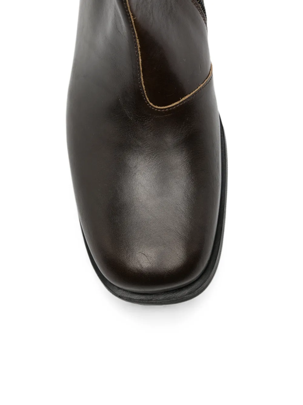 OUR LEGACY Camion leather biker boots Bruin