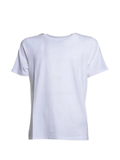 GCDS camiseta con franja del logo